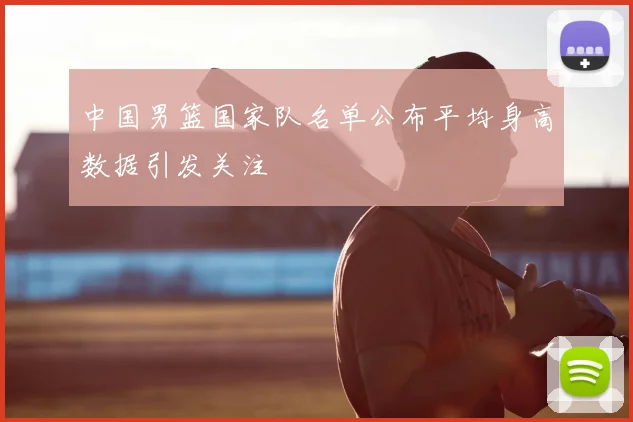 中国男篮国家队名单公布平均身高数据引发关注
